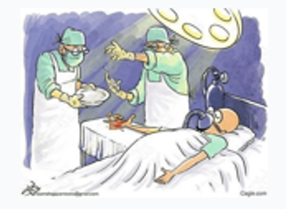 Non-funny surgeon image